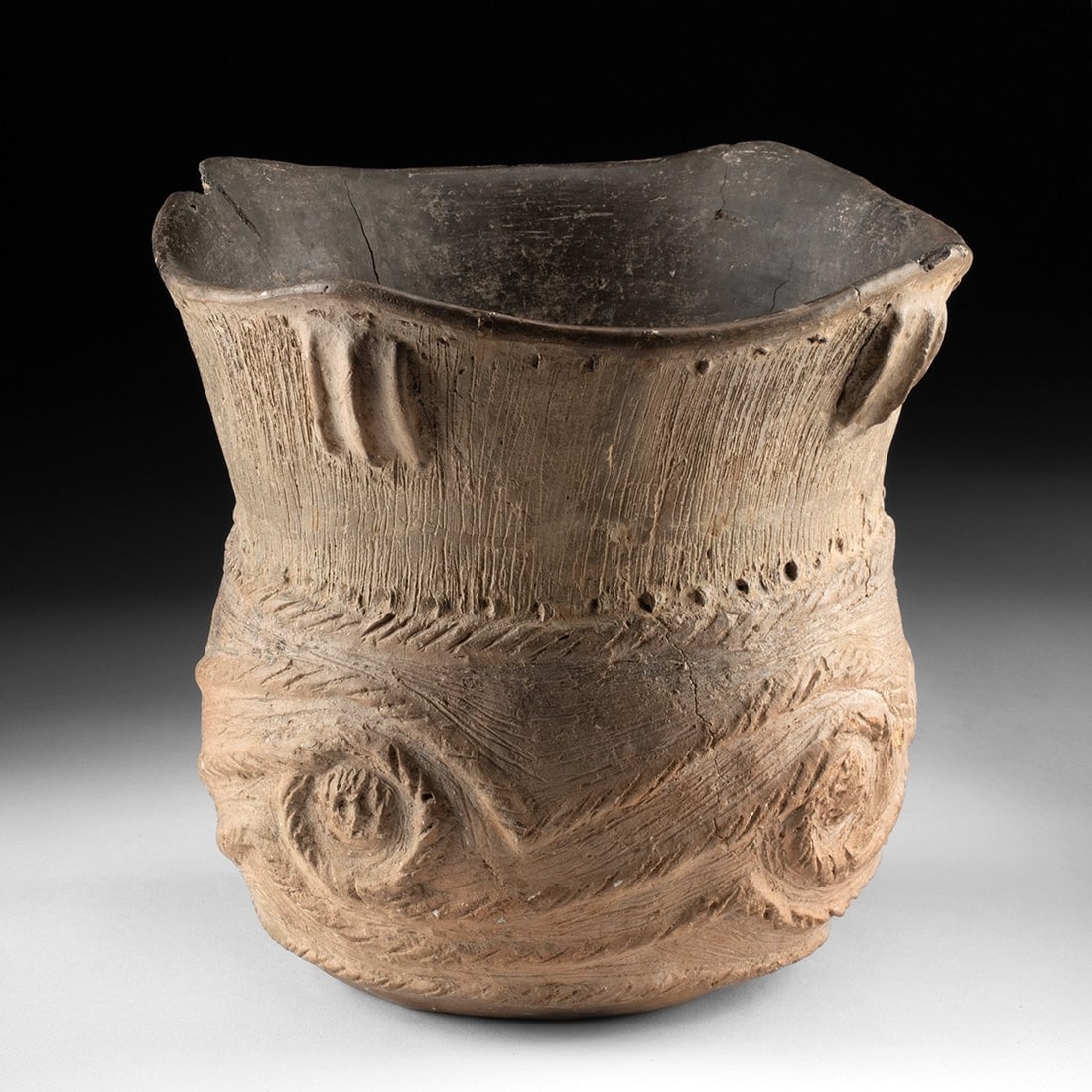 Caddo Incised Pottery Jar | Trans-Mississippi South (1 of 4)