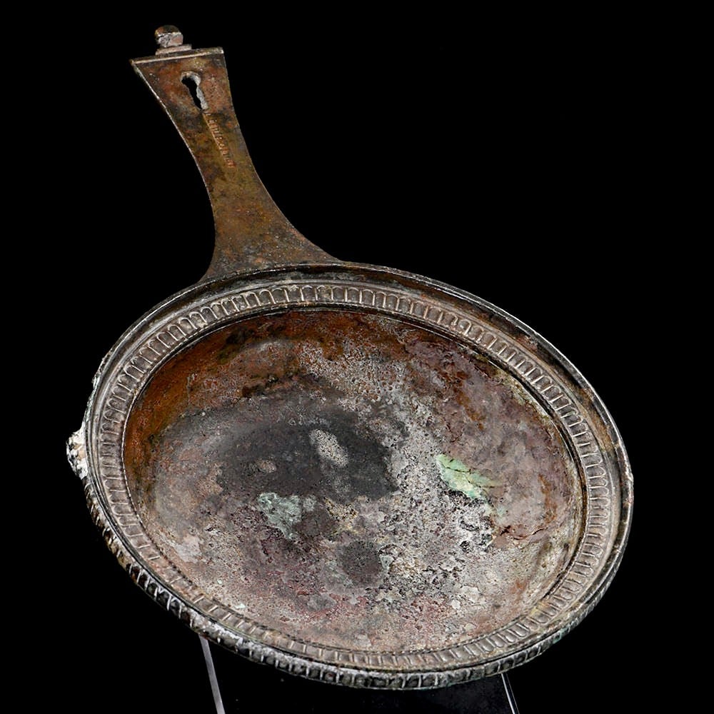 Roman Bronze Patera - Stamped P. CIPI. POLYBI, Capuan Workshop (1 of 4)