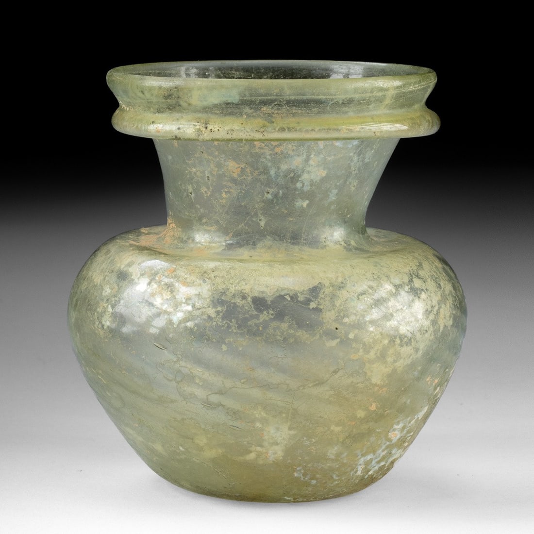 Roman Glass Unguentarium, Iridescent (1 of 4)