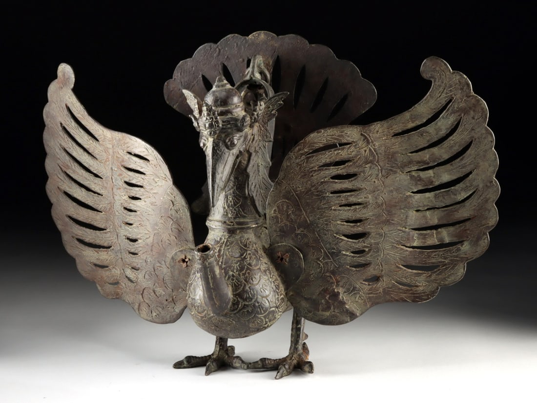 19th C. Javanese Bronze Garuda Oil Lamp (Wayang Kulit Theater) (1 of 4)