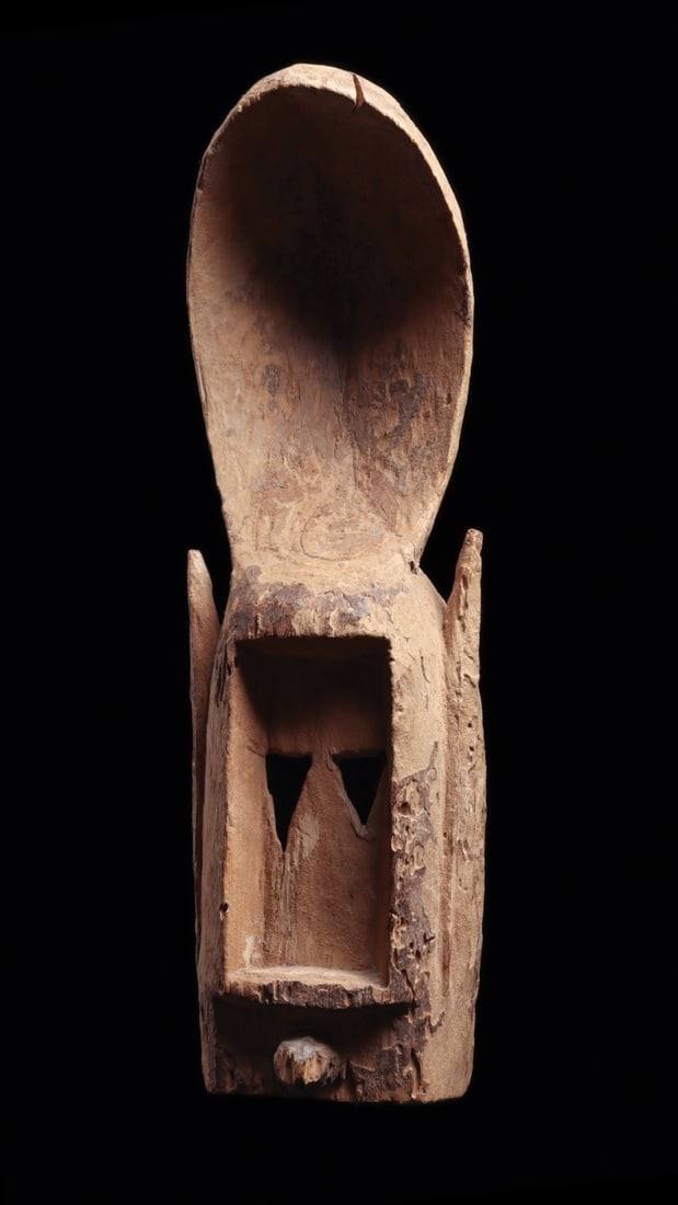 Dogon Gomintogo Mask with Horn Crest, Mali, Early 20th C. (1 of 6)