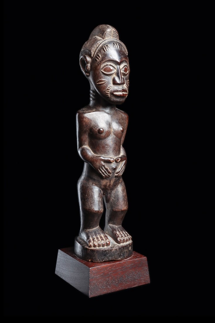 Baule Blolo Bian Male Spirit Spouse Figure, Ivory Coast (1 of 4)