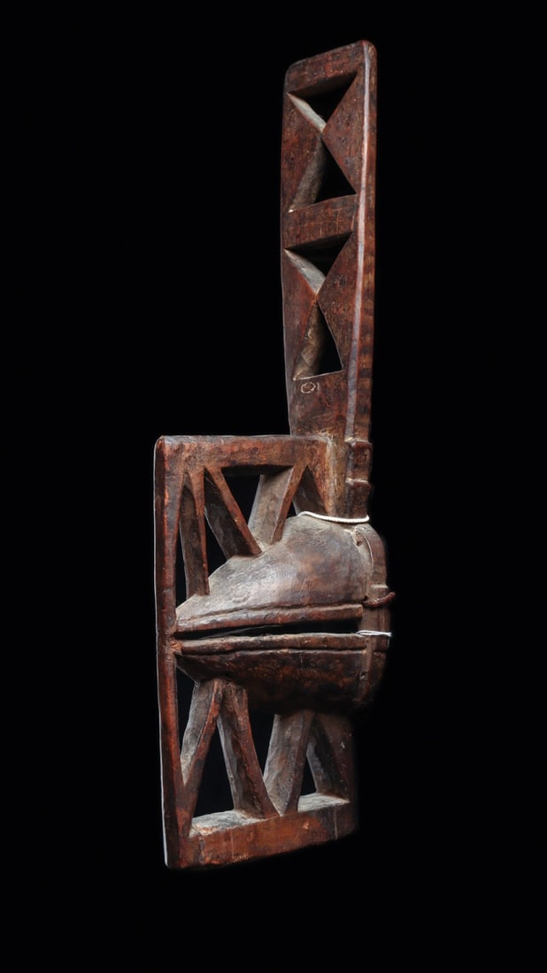 Igbo Afikpo Beaked Mask with Openwork Superstructure, Nigeria (1 of 4)