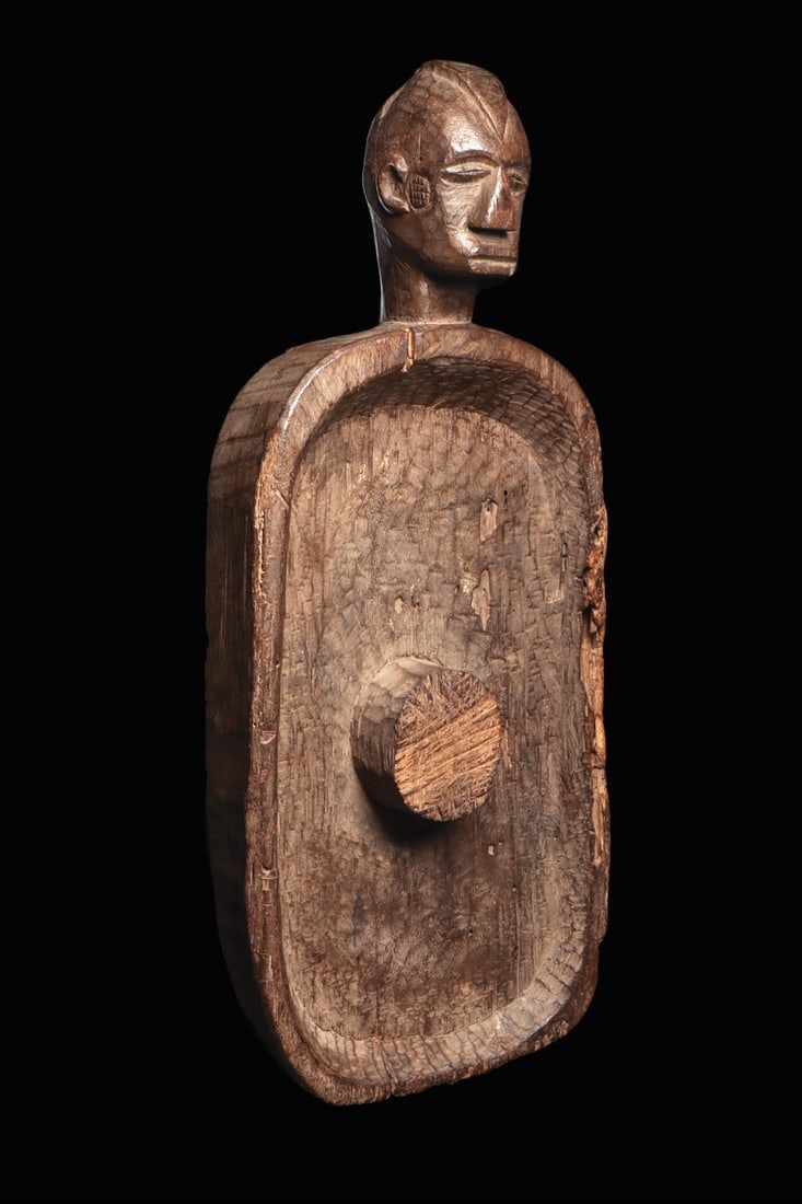 Idoma Ceremonial Altar Bowl with Ancestor Head, Nigeria (1 of 4)