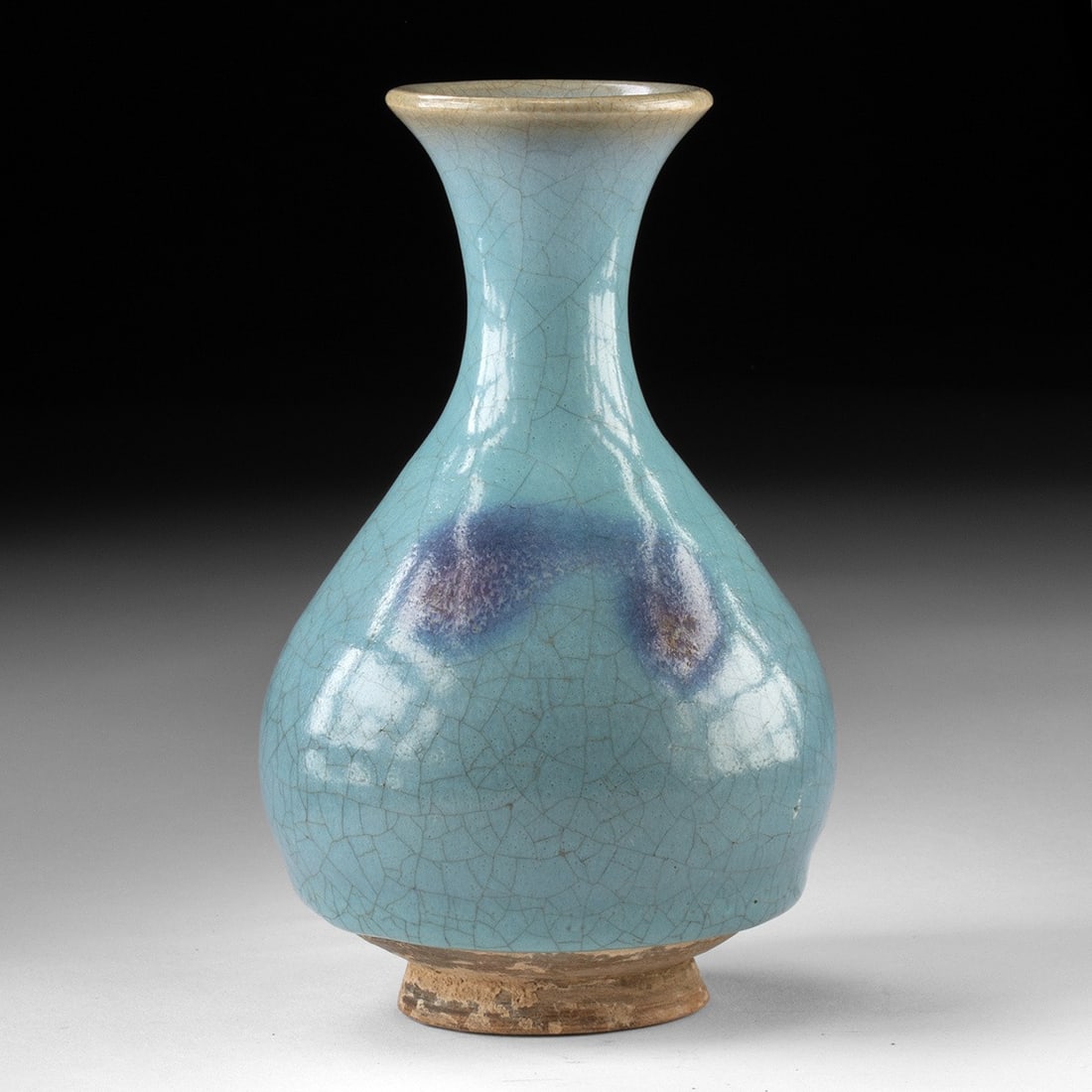 Song / Yuan Dynasty Jun Ware Vase, Yuhuchunping Form (TL'd) (1 of 5)