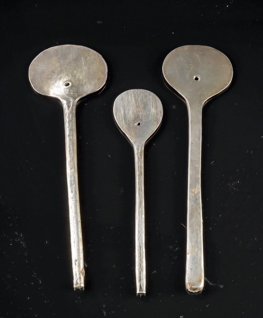 Colonial Andean Silver Tupu Pins - Set of Three (1 of 2)