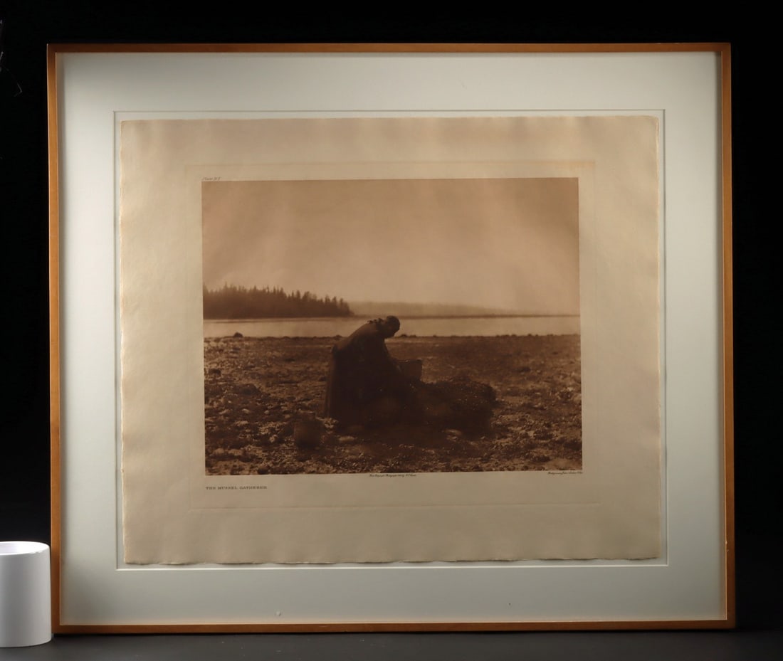 Edward Curtis "The Mussel Gatherer" Photogravure 1900 (1 of 4)