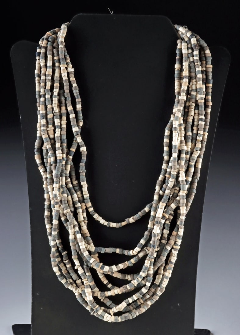 Mesopotamian 10 Strands of Shell & Steatite Beads (1 of 2)