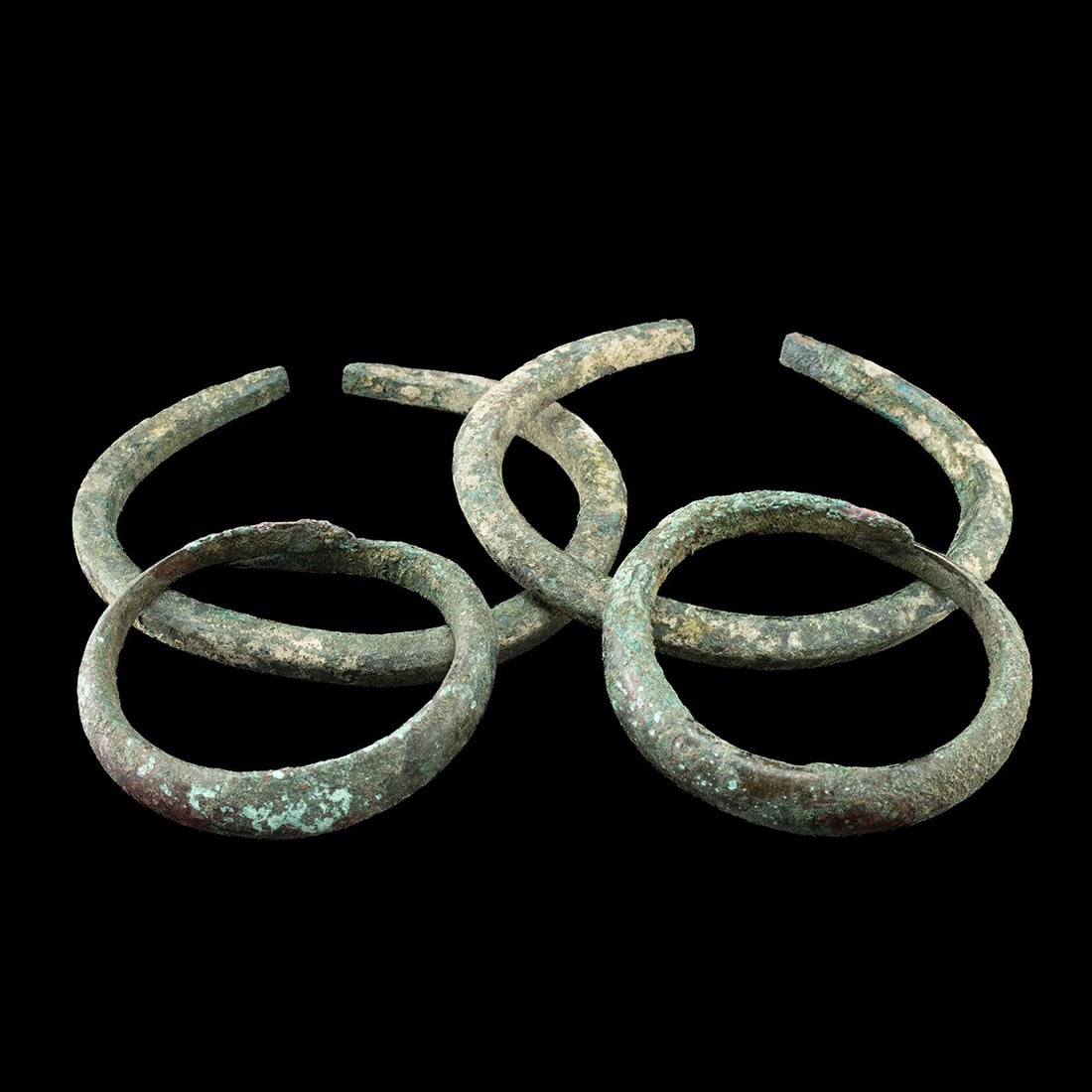Four Luristan Torque Bracelets, Open-Ended Penannular Form (1 of 3)