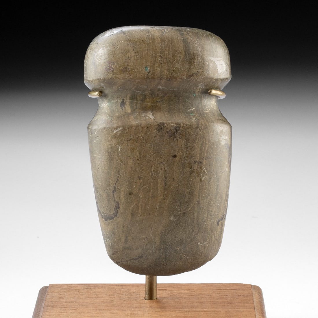 Native American Full-Grooved Stone Axe Head - Hammer Maul (1 of 3)