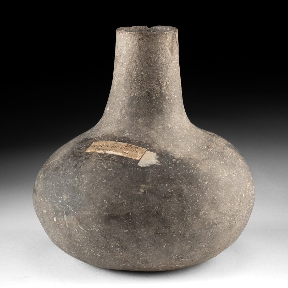 Mississippian Pottery Bottle - Poinsett Co., Arkansas (1 of 4)