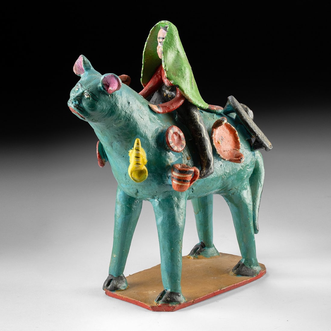Mexican Ceramic "Nagual" Figure, Signed by J. Medrano (1 of 4)