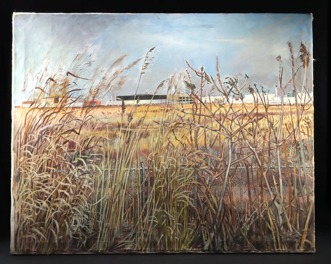 Edith Kramer Painting "Tanks und Graser" (1990) (1 of 3)