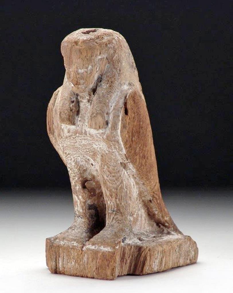 Ancient Egyptian Wood Figure Ba Bird Lot 0015