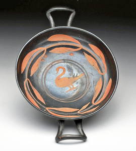 Greek Apulian Xenon Swan Kylix