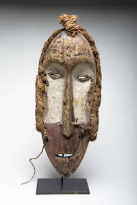 20th C. PNG Sepik River Wood Mask