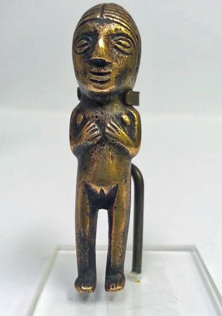 Inca Capacocha Female Figure - Gold, Silver, Copper