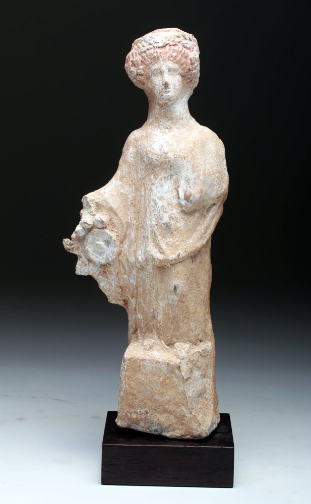 Greek Terracotta Polychrome Votive, Ex-Bonham's (1 of 6)
