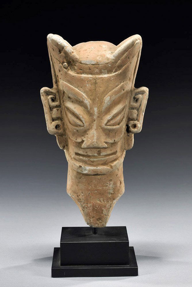 Chinese Sanxingdui Mold of Earth Spirit (1 of 4)