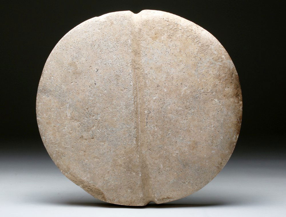 Ancient Bactrian Circular Stone Idol (1 of 3)