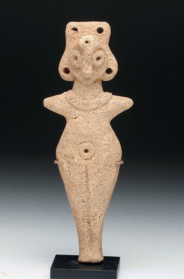 Syro-Hittite Terracotta Pillar Figurine (1 of 4)