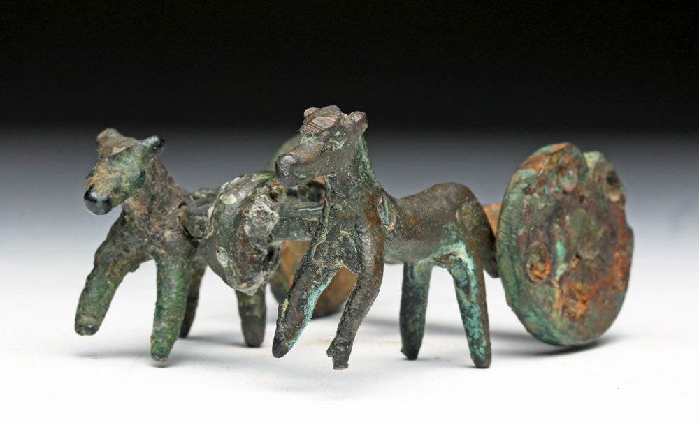 Amlash Bronze Chariot Group in Miniature (1 of 5)