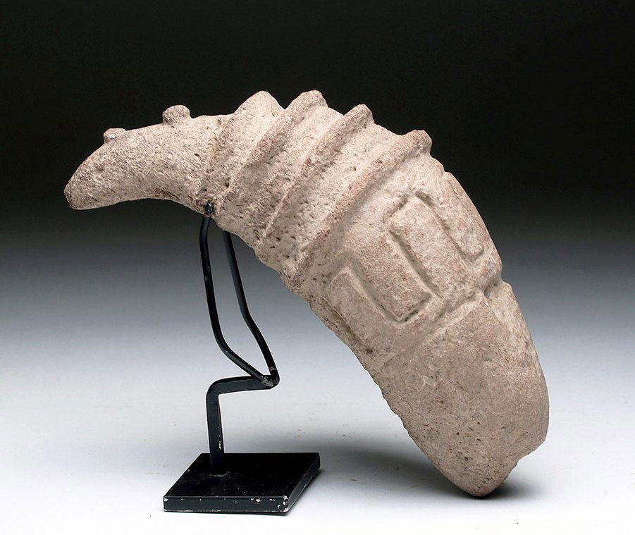 Huastec Stone Palma - Abstract Zoomorph (1 of 3)