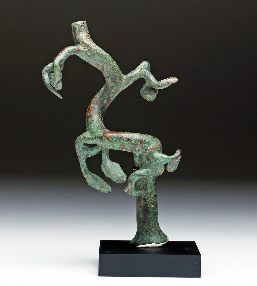 Miniature Roman Bronze Tree - Lamp Stand (1 of 7)