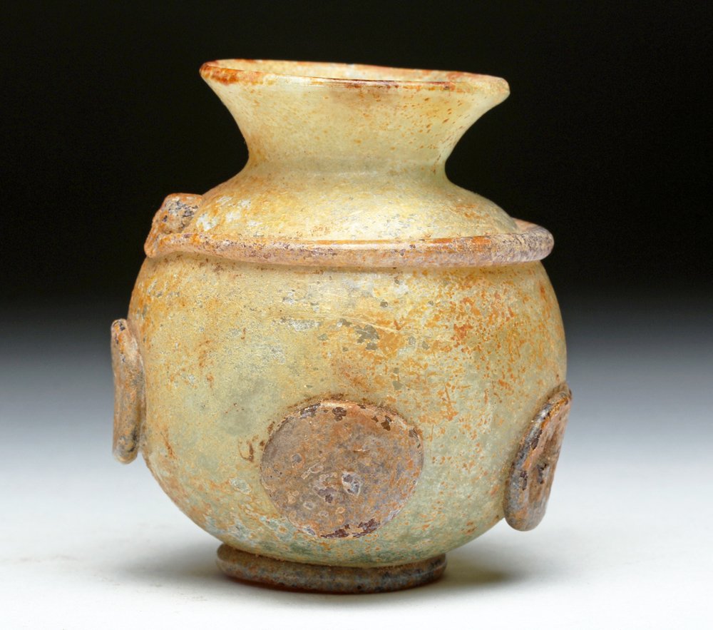 Islamic Glass Vial with Applied Glass Discs (1 of 6)