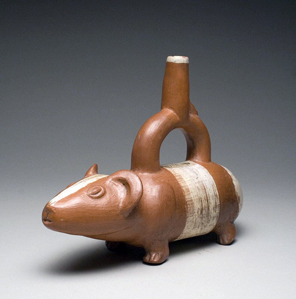 Inca Guinea Pig Stirrup Jar (1 of 4)