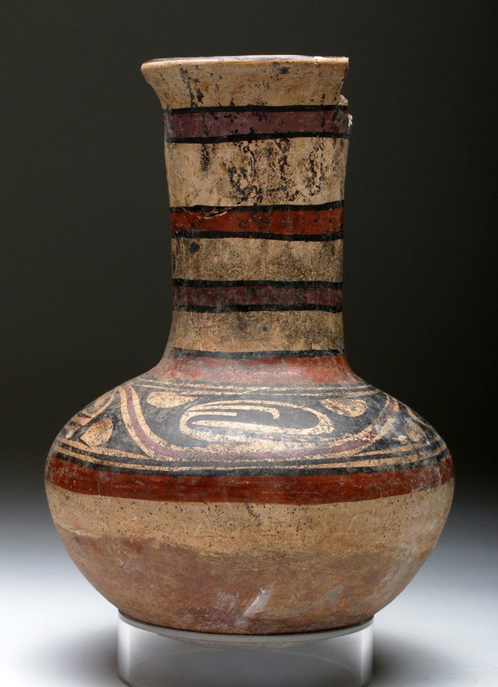 Large Panamanian Polychrome Olla (1 of 5)