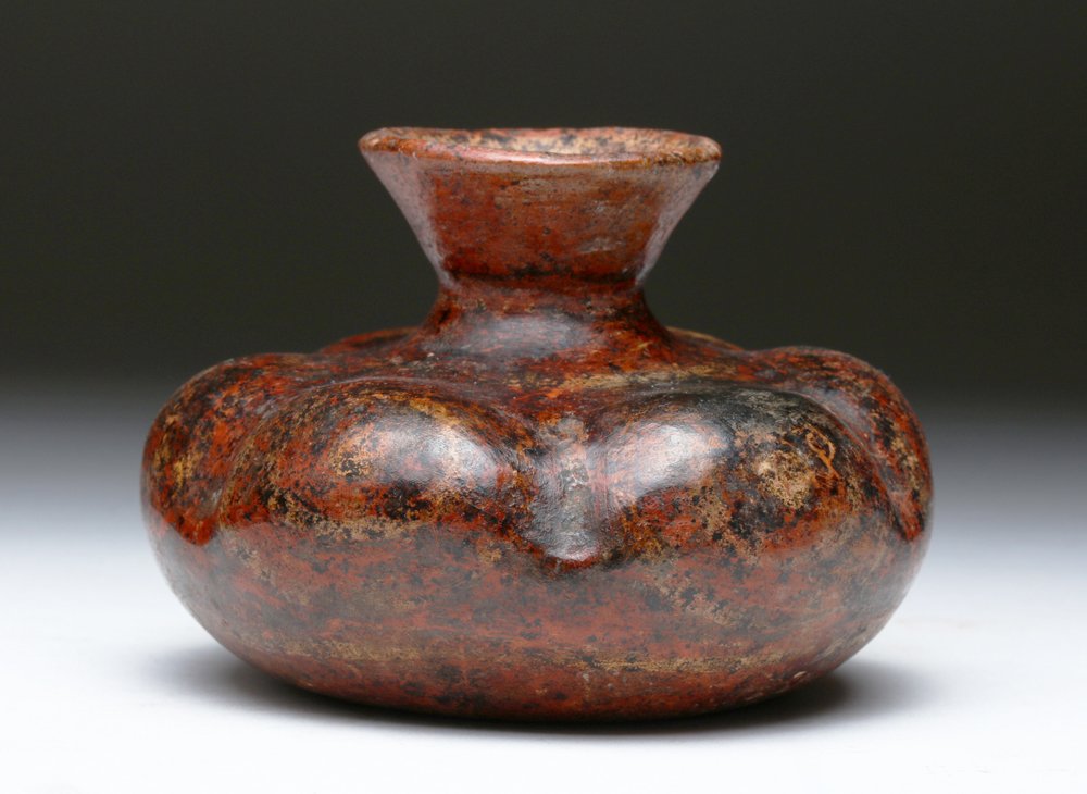 Nayarit  Polychrome Gourd Shaped Vessel (1 of 4)