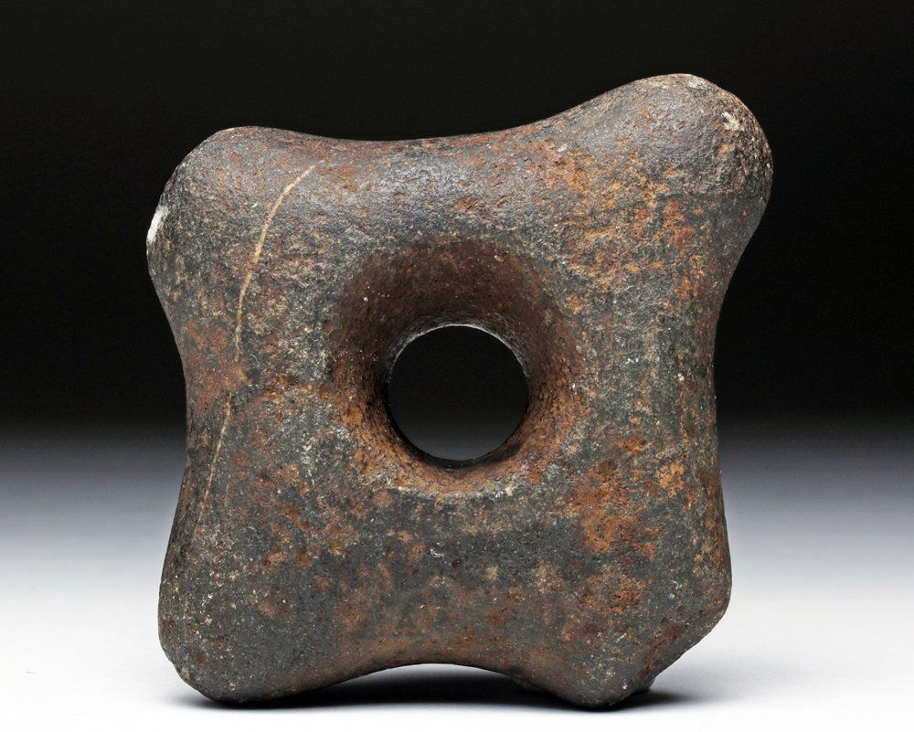 Inca Basalt Mace Head, Square Shaped (1 of 4)