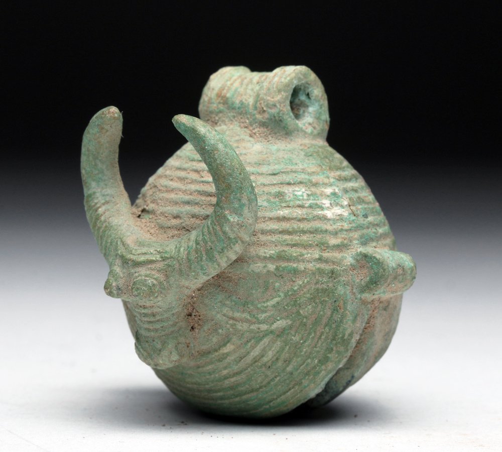 Vietnam Dong Son Cast Bronze Bull Bell (1 of 6)