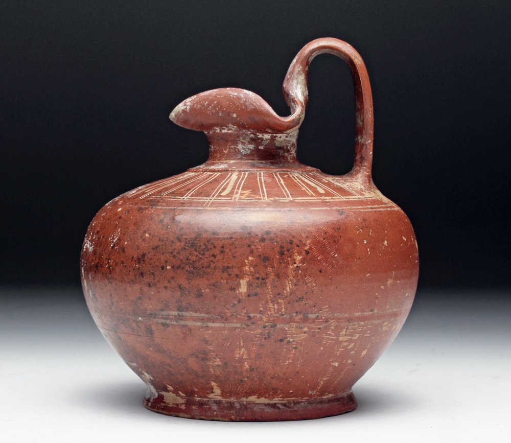 Greek Corinthian Trefoil Oinochoe, ex-Cahn (1 of 4)