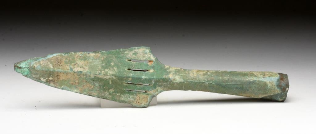 Vietnamese Dong Son Bronze Spear Head (1 of 3)