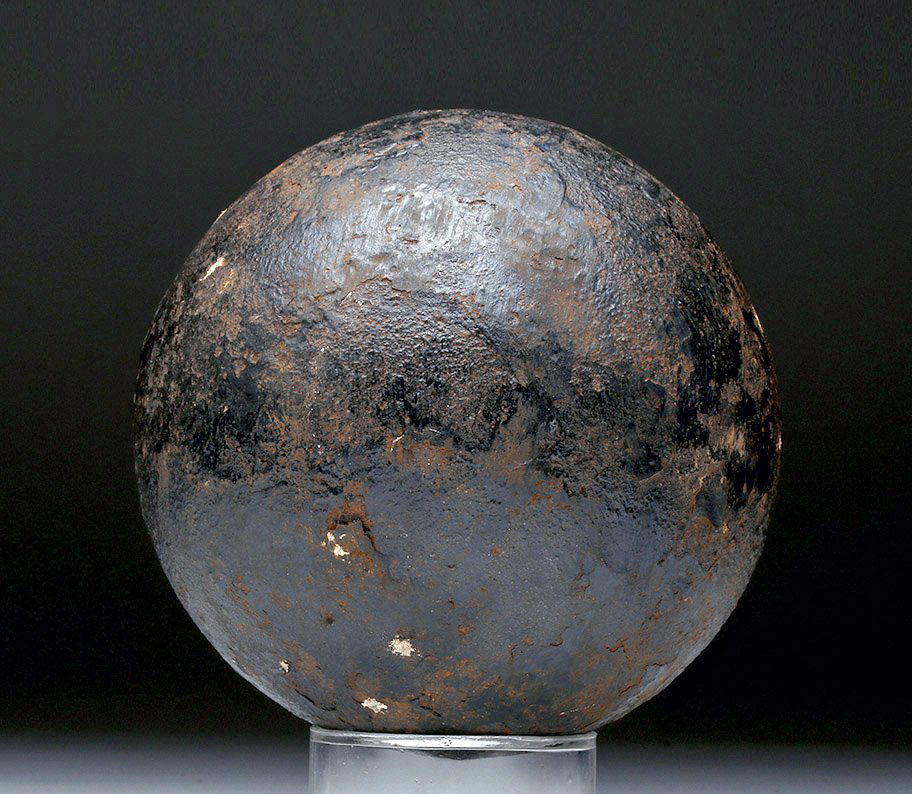 U.S. Confederate Iron Cannon Ball - 12 Pound (1 of 5)