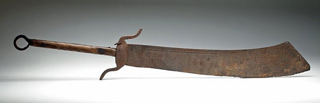 18th C. Chinese Iron / Wood Dadao (1 of 5)