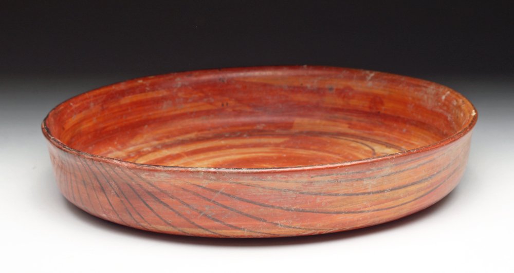 Nayarit Polychrome Bowl - Wood Grain Motif (1 of 3)