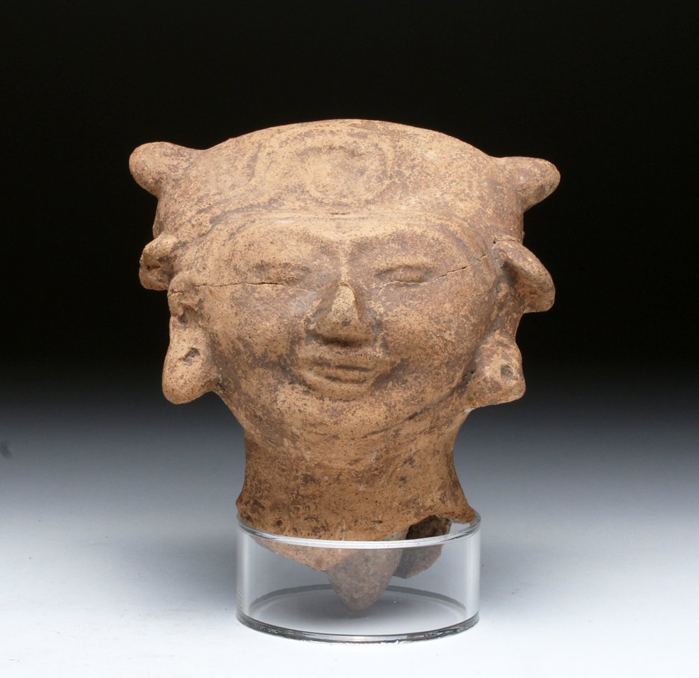 Pre-Columbian Vera Cruz Sonriente Head (1 of 2)
