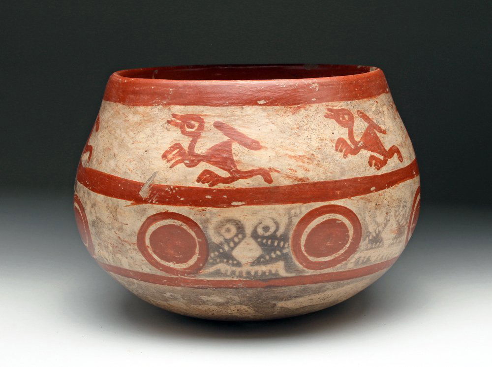Pre-Columbian Michoacan Polychrome Bowl (1 of 3)