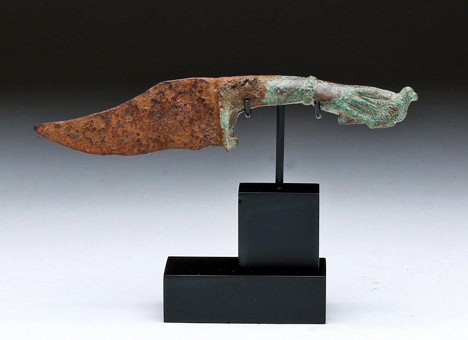 Roman Iron / Bronze Knife - Bird in Hand (1 of 4)