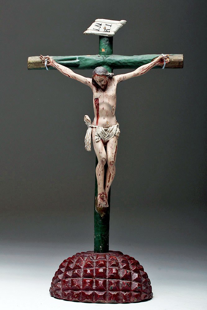 19th C. Mexican Cristo Popular, ex-Historia (1 of 7)