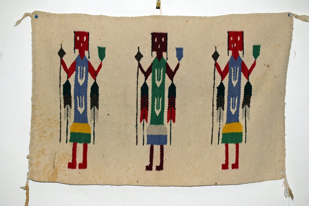 Early Navajo Rug - Yei Pattern, ex-Historia (1 of 3)
