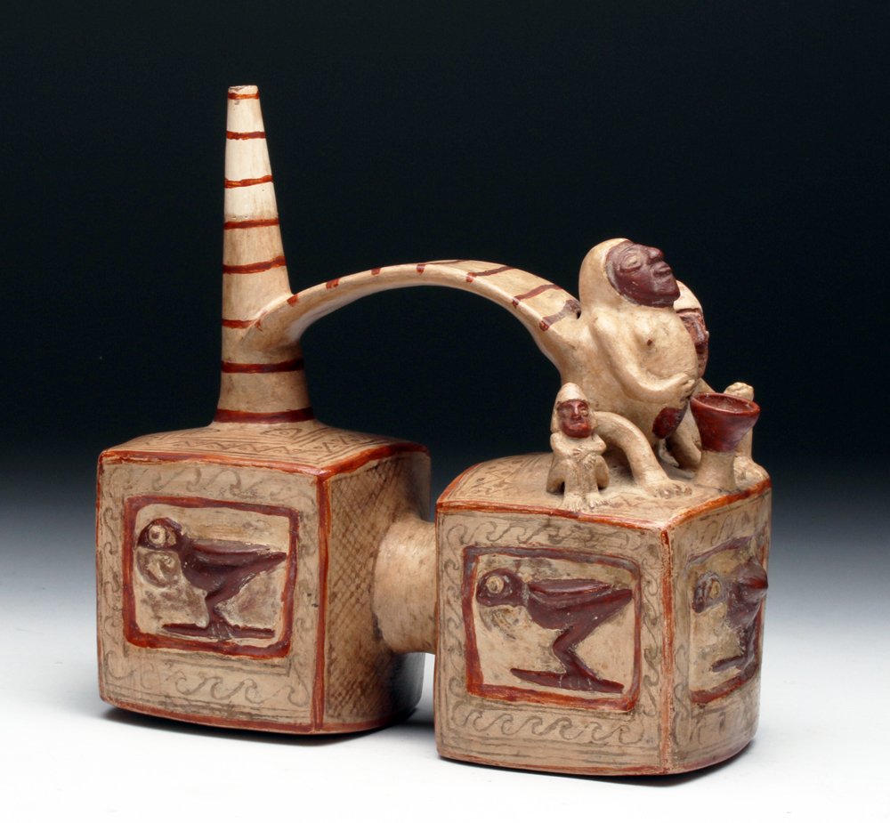 Lambayeque / Sican Whistling Vessel - Maternity Scene (1 of 6)