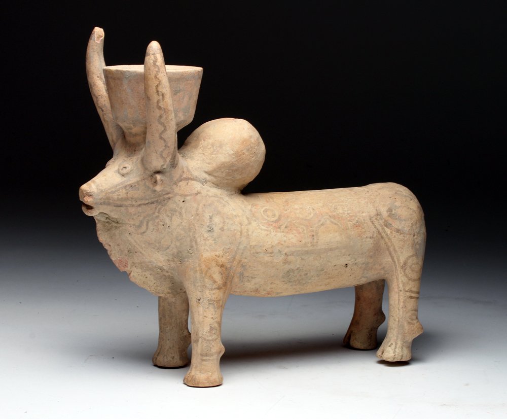 TL Tested Indus Valley Clay Bull Vessel (1 of 4)