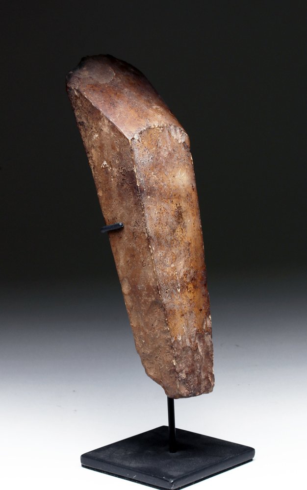 Prehistoric Laotian Stone Celt on Stand (1 of 4)