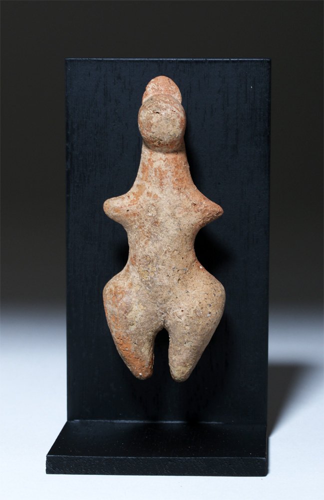 Amlash Terracotta Steatopygous Female Idol (1 of 3)