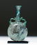 Iridescent Roman Glass Flask w/ Applied Handles