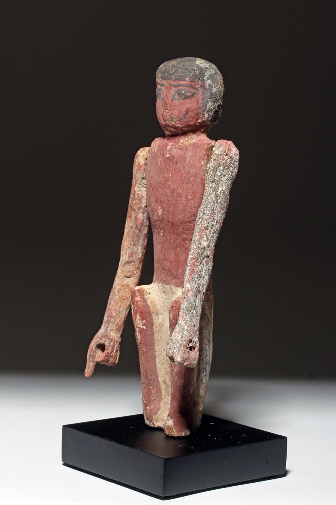 Fine Egyptian Middle Kingdom Wood Boatman (1 of 4)